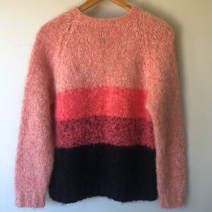 Vintage 𝅺HANDMADE Handknit Chunky Sweater EUC